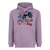 Lavender all american boy  monsterr truck Heavyweight Hoodie - AdoDesignShop