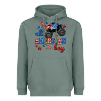 Sage all american boy  monsterr truck Heavyweight Hoodie - AdoDesignShop