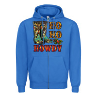 True Royal christmas cowboy boots ho ho howdy Zipper Hoodie - RanaPortraitStore
