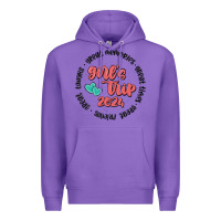 Purple girls trip Premium Hoodie - MaliasSmallBusiness