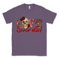Lavender love never dies skull Classic Tee - RanaPortraitStore