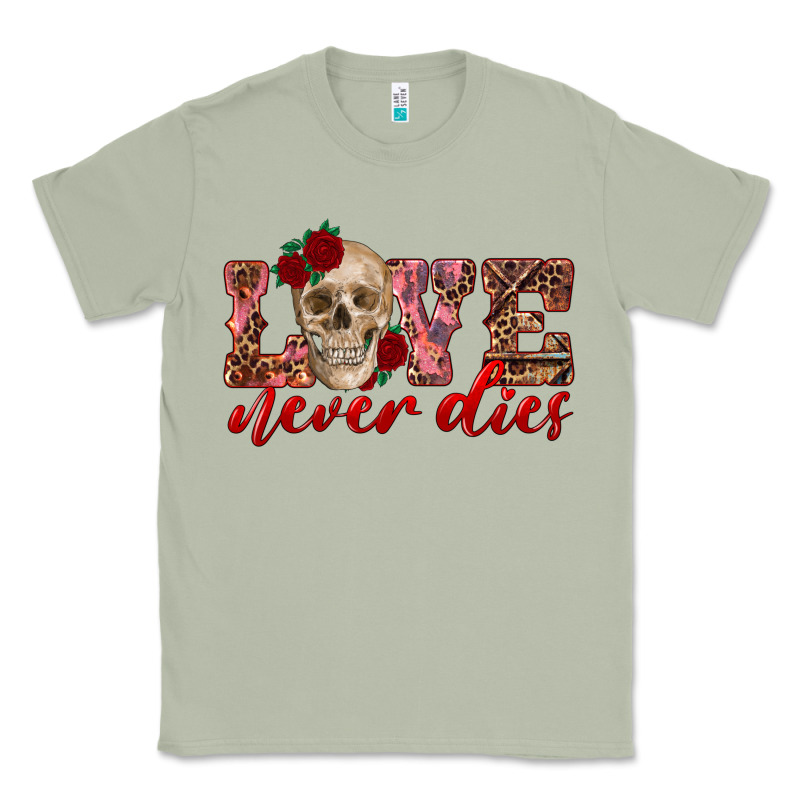 Love Never Dies Skull Classic Tee by RanaPortraitStore | Teevron
