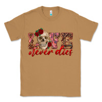 Toasted Coconut love never dies skull Classic Tee - RanaPortraitStore