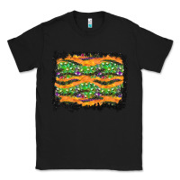 Black Halloween Skull Background Classic Tee - BundleAndBundleShop