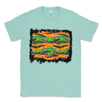 Seafoam Halloween Skull Background Classic Tee - BundleAndBundleShop