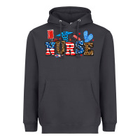 Smoke usa nurse Heavyweight Hoodie - AdoDesignShop