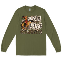 Army Green long live cowboys Long Sleeve Tee - Zillion Design Studio
