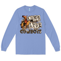 Colony Blue long live cowboys Long Sleeve Tee - Zillion Design Studio