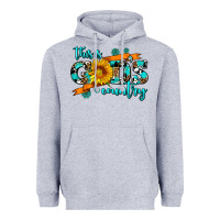 Heather Grey this is gods country sunflower Heavyweight Hoodie - AdoDesignShop