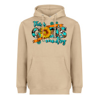Mushroom this is gods country sunflower Heavyweight Hoodie - AdoDesignShop