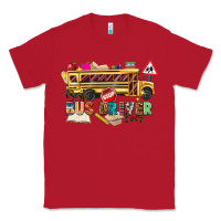 Red best bus driver ever Classic Tee - texasbilliewilder