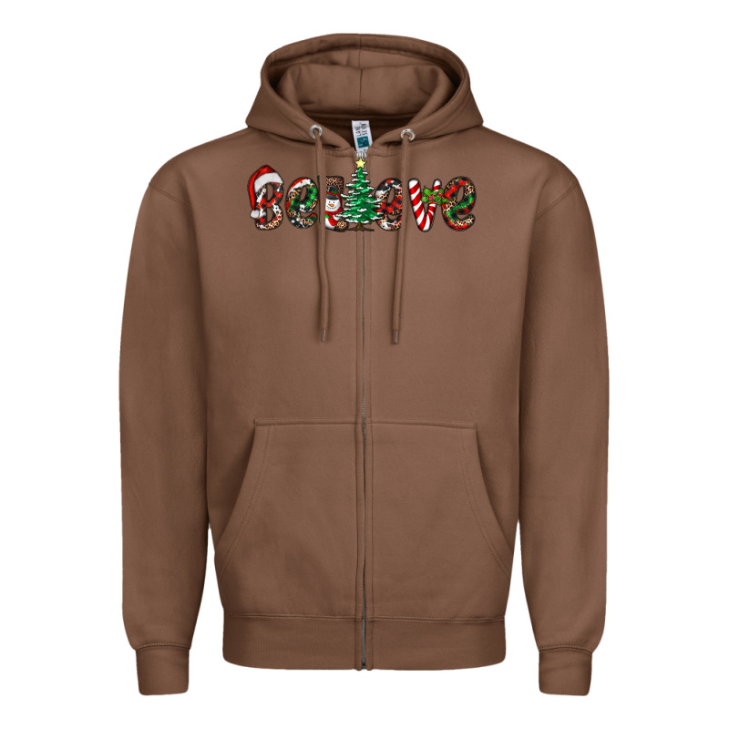 Christmas Believe Zipper Hoodie by RanaPortraitStore | Teevron