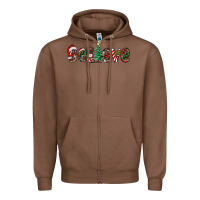 Chestnut christmas believe Zipper Hoodie - RanaPortraitStore
