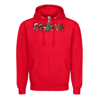 Red christmas believe Zipper Hoodie - RanaPortraitStore