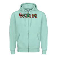 Seafoam christmas believe Zipper Hoodie - RanaPortraitStore