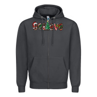 Smoke christmas believe Zipper Hoodie - RanaPortraitStore