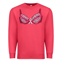 Cardinal Fight cancer breast cancer bra Premium Sweatshirt - Artiststas