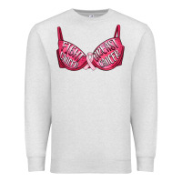 Oatmeal Heather Fight cancer breast cancer bra Premium Sweatshirt - Artiststas