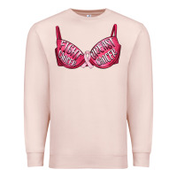 Fight Cancer Breast Cancer Bra Premium Sweatshirt | Teevron
