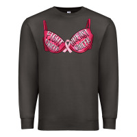 Smoke Fight cancer breast cancer bra Premium Sweatshirt - Artiststas