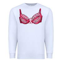 White Fight cancer breast cancer bra Premium Sweatshirt - Artiststas