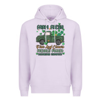Lilac farm fresh four leaf clovers Premium Hoodie - MaliasSmallBusiness