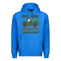 True Royal farm fresh four leaf clovers Premium Hoodie - MaliasSmallBusiness