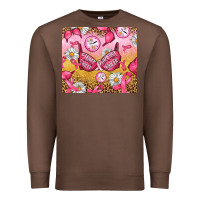 Chestnut Hour Breast Cancer Bra Premium Sweatshirt - Artiststas