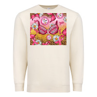 Sandshell Hour Breast Cancer Bra Premium Sweatshirt - Artiststas