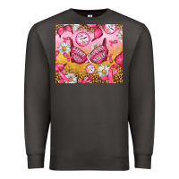 Smoke Hour Breast Cancer Bra Premium Sweatshirt - Artiststas