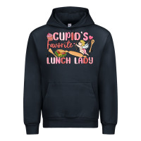 Navy cupid's favorite lunch lady Urban Hoodie - MaliasSmallBusiness