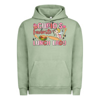 Pigment Oil Green cupid's favorite lunch lady Urban Hoodie - MaliasSmallBusiness