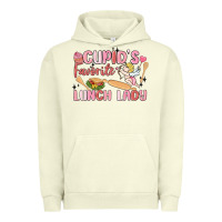 Pigment Pistachio cupid's favorite lunch lady Urban Hoodie - MaliasSmallBusiness