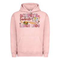 Pigment Salmon cupid's favorite lunch lady Urban Hoodie - MaliasSmallBusiness
