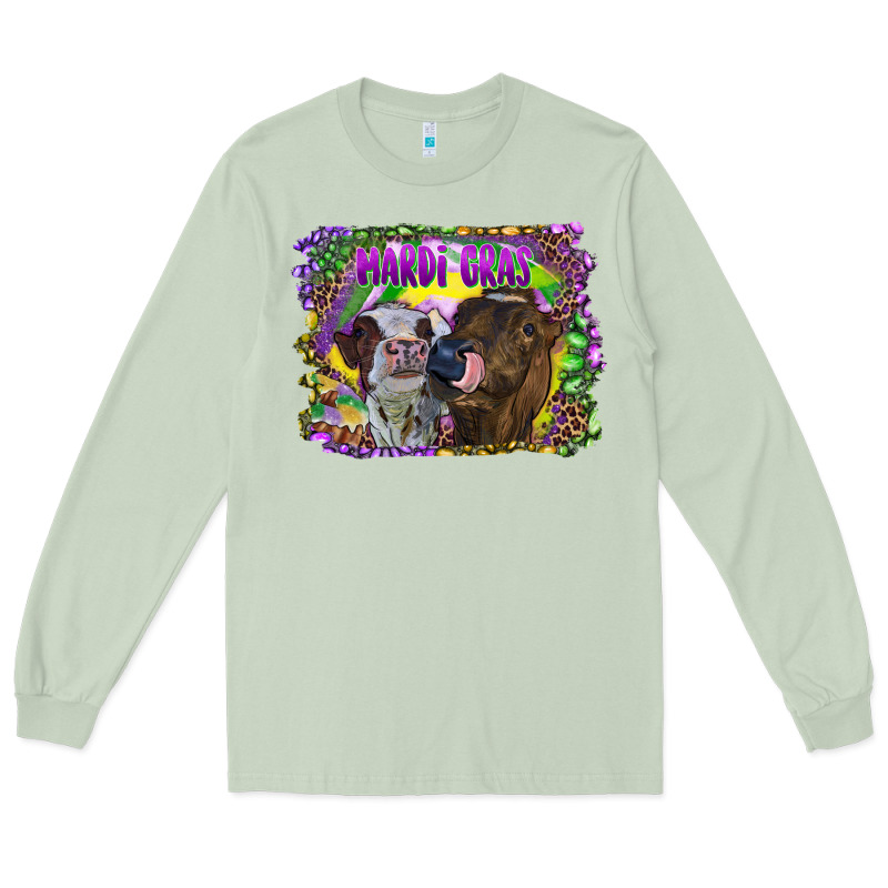 Mardi Gras Heifers Long Sleeve Tee by RanaPortraitStore | Teevron