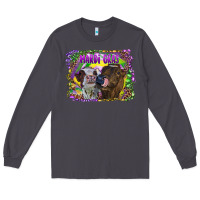 Smoke Mardi Gras Heifers Long Sleeve Tee - RanaPortraitStore