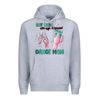Heather Grey mess always stressed dance mom Premium Hoodie - MaliasSmallBusiness