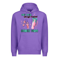 Purple mess always stressed dance mom Premium Hoodie - MaliasSmallBusiness
