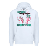 White mess always stressed dance mom Premium Hoodie - MaliasSmallBusiness