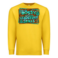 Lemon i am not bossy i just have leadership skills Premium Sweatshirt - AdoDesignShop