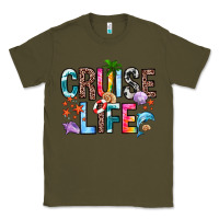 Army Green cruise life Classic Tee - Zillion Design Studio