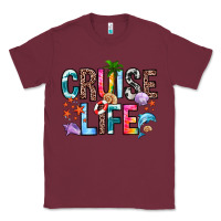 Burgundy cruise life Classic Tee - Zillion Design Studio