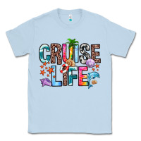 Dusty Blue cruise life Classic Tee - Zillion Design Studio