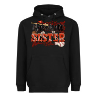 Black baseball sister Heavyweight Hoodie - JahusDesignShop