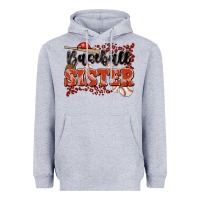 Heather Grey baseball sister Heavyweight Hoodie - JahusDesignShop