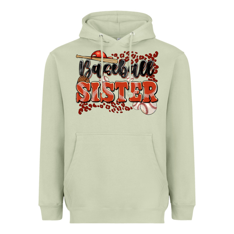 Baseball Sister Heavyweight Hoodie by JahusDesignShop | Teevron