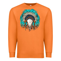 Carrot bull skull indian headdress Premium Sweatshirt - JahusDesignShop