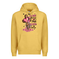 Antique Gold valentine cross Premium Hoodie - MaliasSmallBusiness
