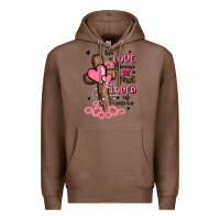 Chestnut valentine cross Premium Hoodie - MaliasSmallBusiness