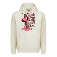 Oatmeal Heather valentine cross Premium Hoodie - MaliasSmallBusiness